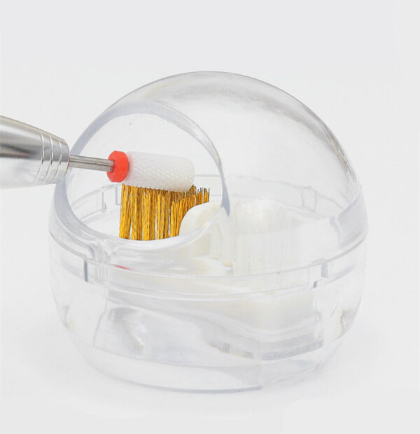 Golden Copper Nail Drill Bit Clean Brush - 图片 5