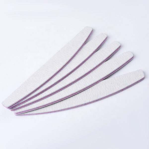 5 Pcs/set Moon Shape nail file - 图片 2