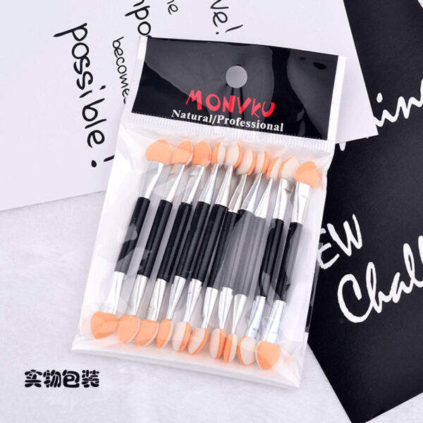 10pcs Double Side Nail Sponge Stick Latex Sponge Pen - 图片 3